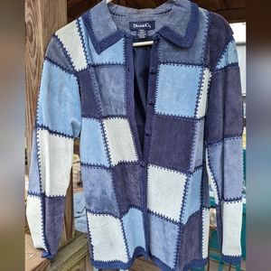 Suede Patchwork Jacket